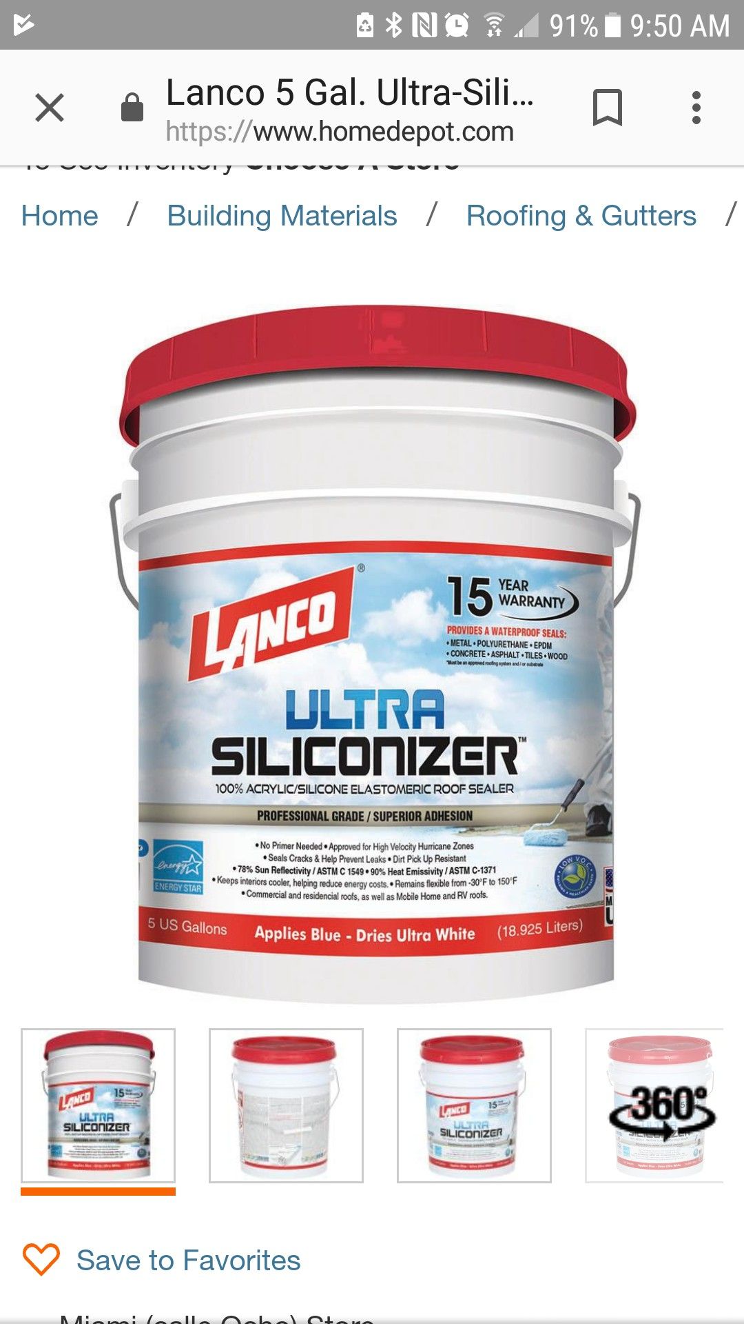 Lanco ultra siliconizer 5 gallons new