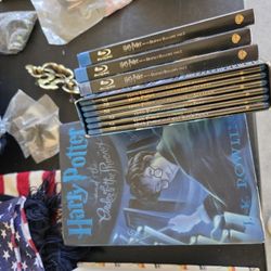 Harry Potter complete Blue Rays set