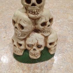 Skull Candle Holder