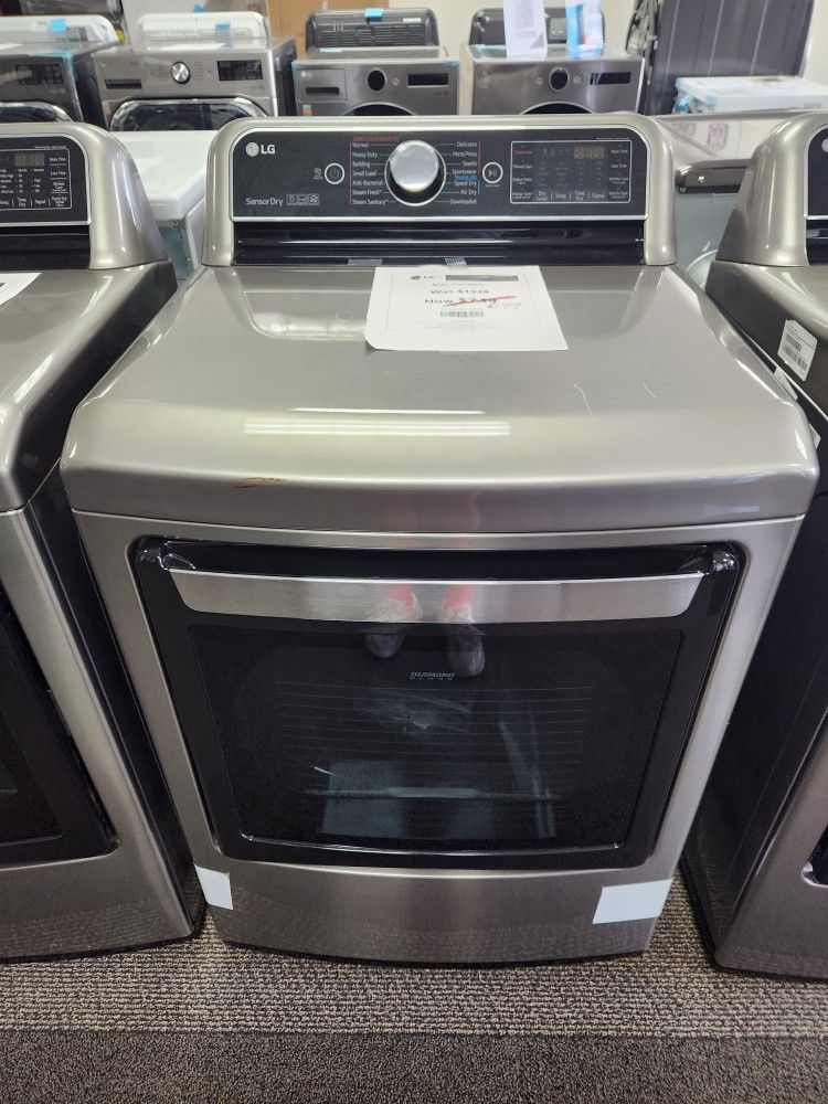 LG 7.3CF DRYER 699! 1 YEAR WARRANTY INCLUDED!