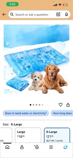 Dog cooling mat