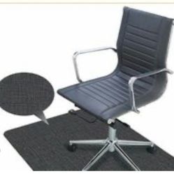 Trendsetter Designer Chair Mat 35” X 47” Charcoal Pattern 