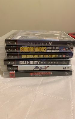 Stack of PS3 video games