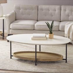 Madison park natural wooden coffee table