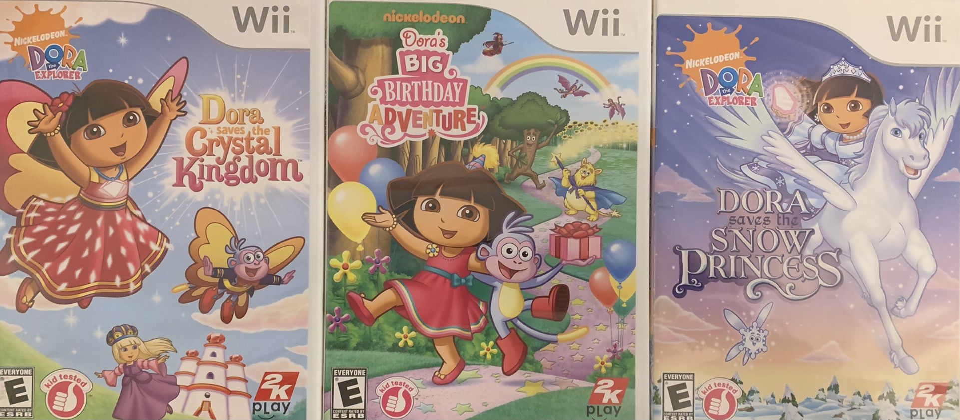 Nickelodeon’s DORA The EXPLORER 3-Games Bundle (Nintendo Wii + Wii U)
