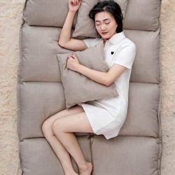 Floor Lazy Sofa Bed,Adjustable Backrest Folding Couch  Multi-Functional futon for Reading Gaming Resting 