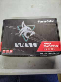 GPU POWERCOLOR HELLHOUND AMD RADEON 6600 GRAPHICS CARD
