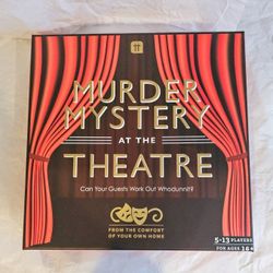 MURDER MYSTERY at the THEATRE Detective Game, NEW