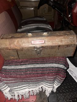 Vintage craftsman toolbox/misc tools