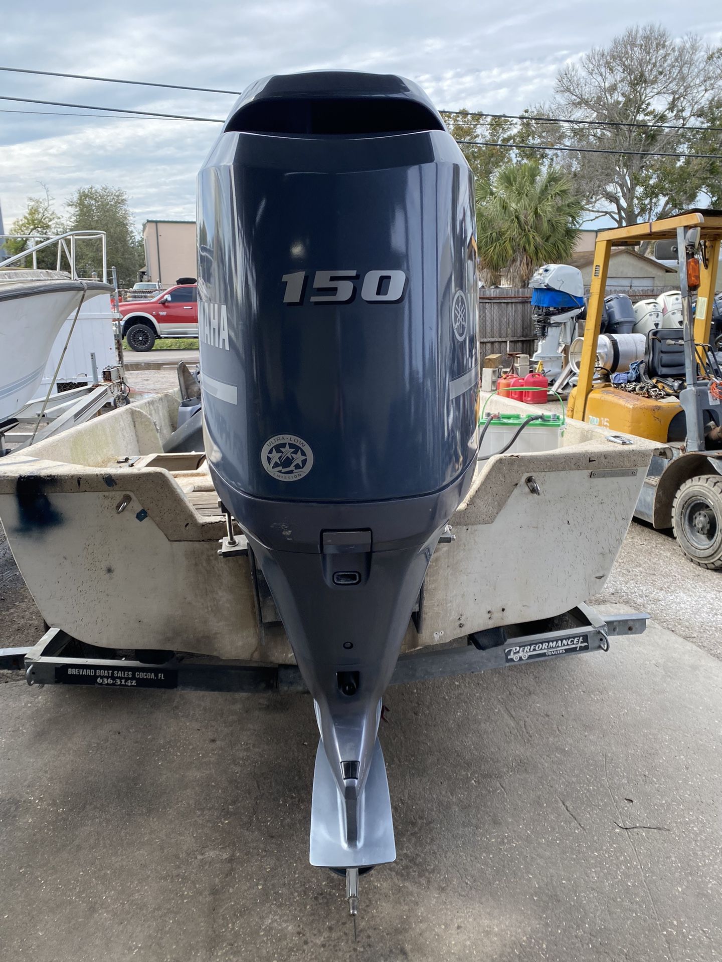 2014 Yamaha 150 HP 4-Stroke 20” Outboard Motor