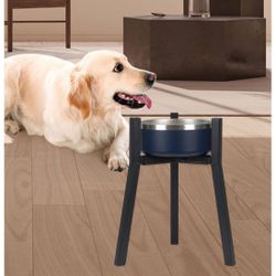 Dog Bowl Stand Only Elevator Iron Stable Without Bowls Adjustable Width Pet Water Food Feeding Stand for Pet Dish Slow Feeder, Fixed Height