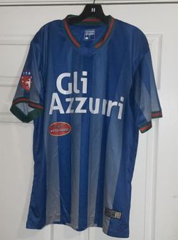 Gil Azzuri Italy National Team World Cup Soccer Jersey HGC Adult Mens XL Blue Soccer  FIGC Gli Azzurri NEW 