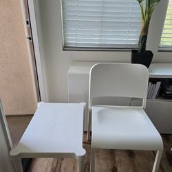 Ikea Chair & Table 