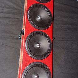 4 6.5 speaker rack with 2 tweeters