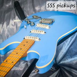 Fender Aerodyne Stratocaster Maple Fingerboard California Blue Electric Guitar 6 String