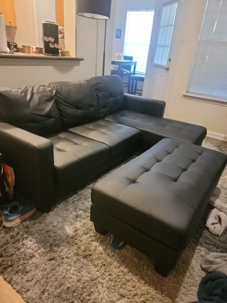 Leather Sectional