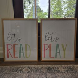 Playroom/Classroom Art Work- Set of 2
