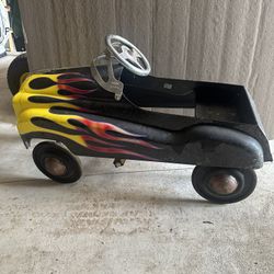 Vintage Metal Pedal Car