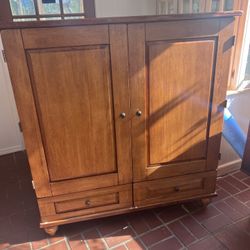 Solid Wood Armoire 