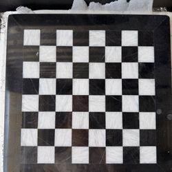 ♟️ Marble Chess Set by Radical – Black & White Stone Board w/ Pieces – Read! ♟️