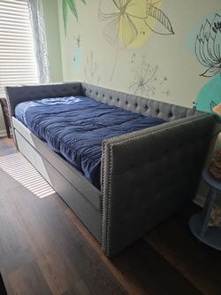 Twim Bed with two mattresses