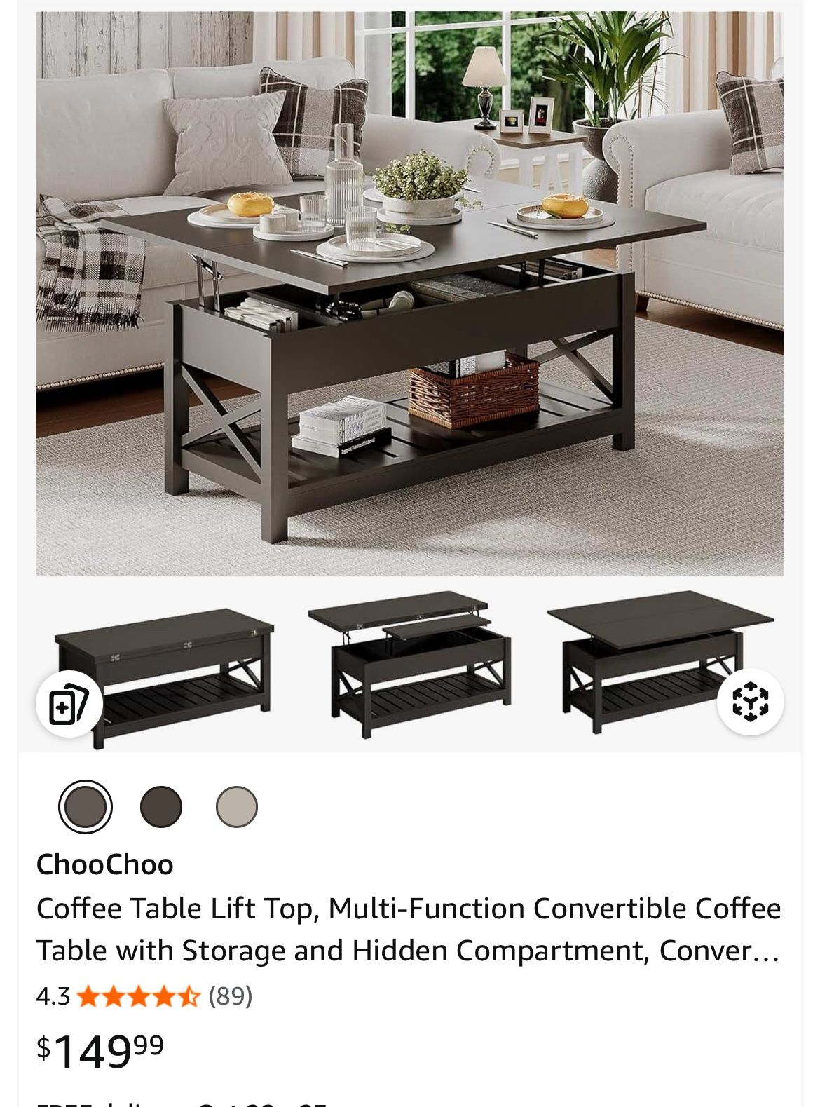 Folding Coffee Table