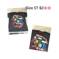 T-shirt Great Condition For Boys Size 5T 🌸🌸🌸firm Price Cc