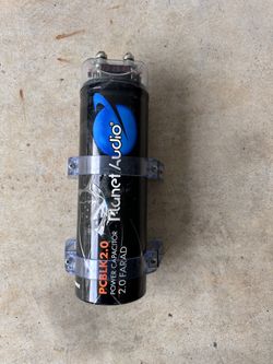 Planet Audio PCBLK2.0 2 Farad Car Digital Capacitor Audio Cap with LED Black