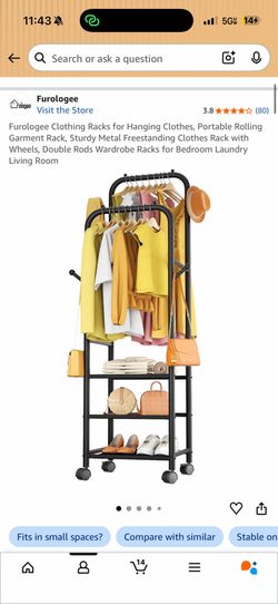 Pre assembled clothing rack!