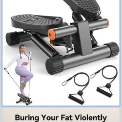 Twist Stepper Exercise Machine with Resistance Bands (New)
