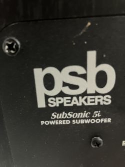 PSB Subsonic 5i - Matching For Dual