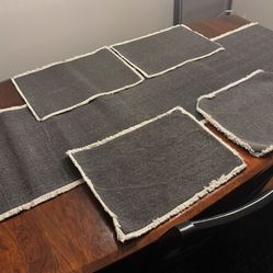 Pottery barn runner and placemats