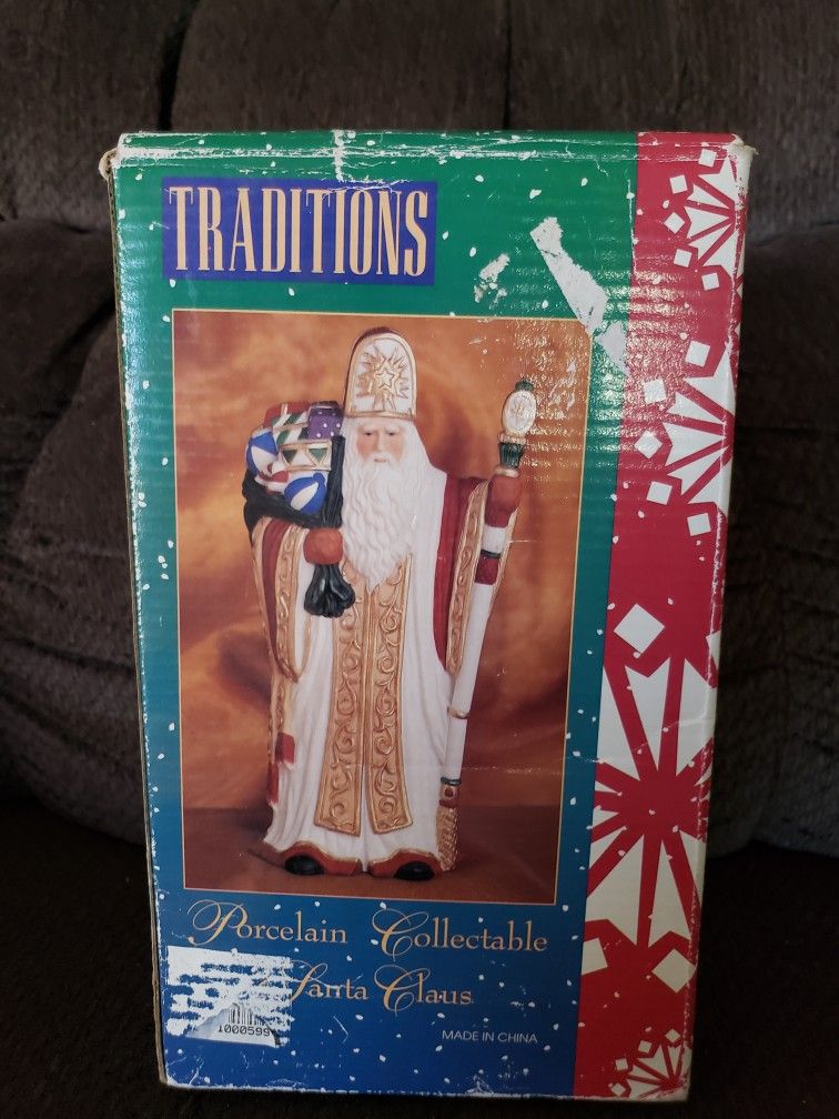 Traditions Porcelain Collectibles Santa Claus