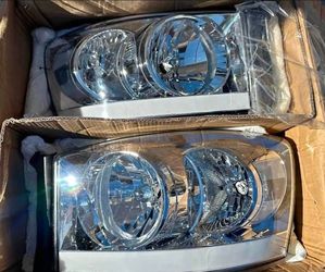 06-08 Dodge Ram LED DRL Headlights Luces Micas Calaveras Faros Faroles Focos Headlamps