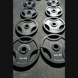 Olympic Grip Plates-255lbs Cash Only 