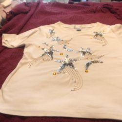 Bob Mackie Wearable Art Tee, M, $18.99