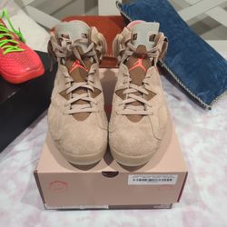 Jordan Retro 6 - (Travis Scott British Khaki) 
