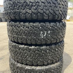 Vendo llantas usadas LT 245/70/R17 Marca BFGOODRICH