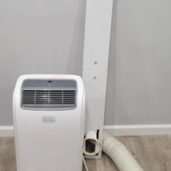 Black+Decker 10,000 BTU White Portable AC Air Conditioner 115-Volt