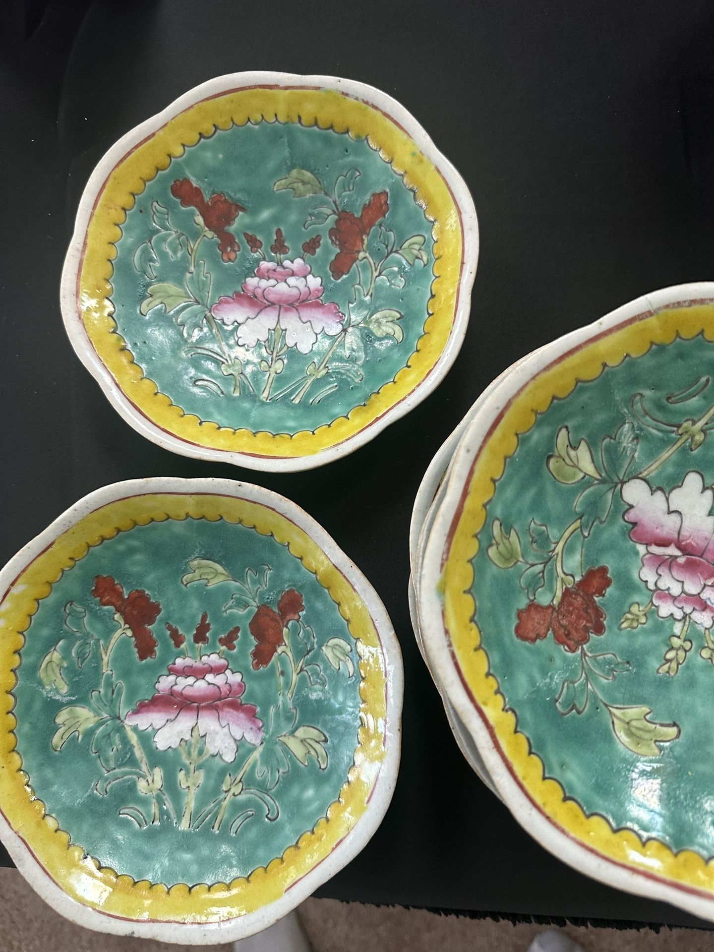 Antique Chinese Femille Bowls 