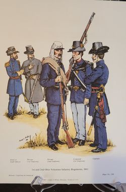 1st And 2nd Ohio Volunteer Infantry Regiments 1861