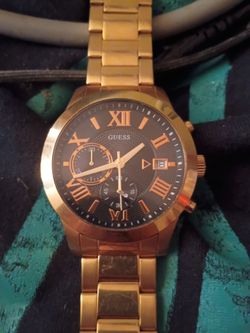 Guess Atlas Chronograph Quartz Black Dial Men's Watch (model W0668G8)