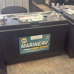 Group 31 Marine and RV, deep cycle batteries