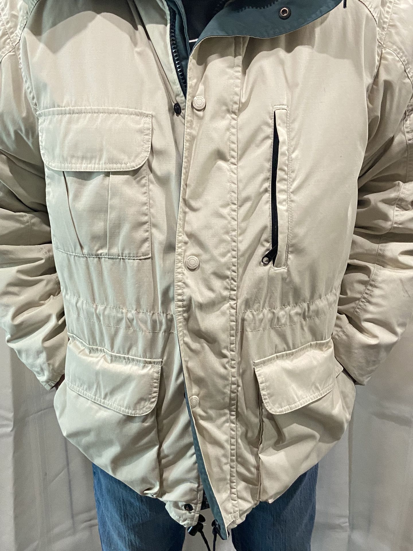 Vintage Men’s Eddie Bauer Goose Down Hooded Jacket Sz M