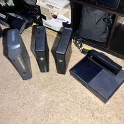 Xbox One + Kinect   & (3) Xbox 360 Slim/Original 