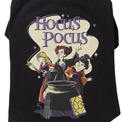 Hocus Pocus Dog Tee-Size Medium-Brand new