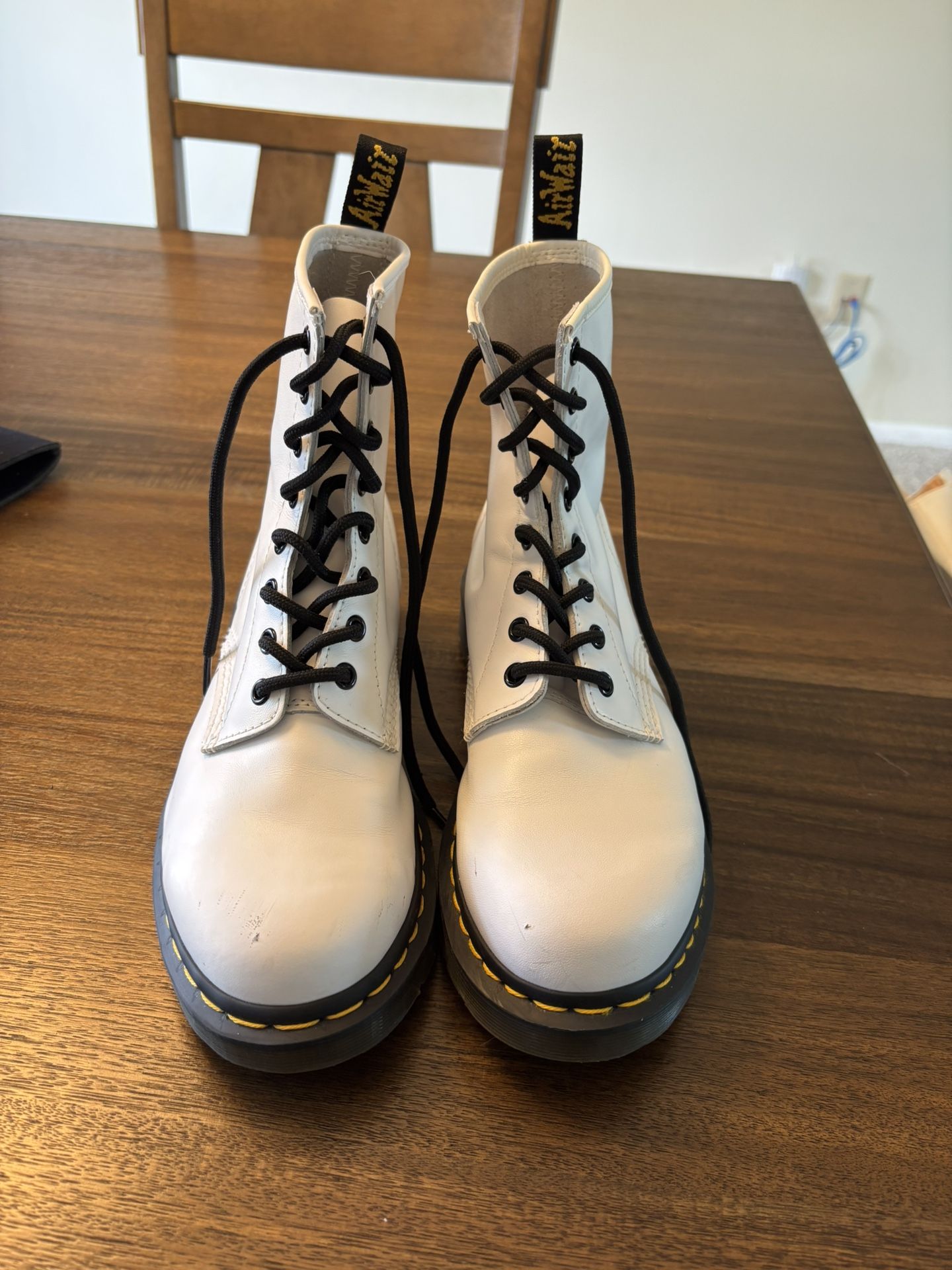 White Doc Martens Size 9