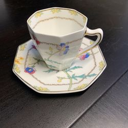 Vintage 1930’s Demitasse/ Petite Royal Doulton Tea Cup & Saucer H3955