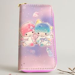 ✨Starlight Dreams Zipper Wallet – Featuring the Adorable Little Twin Stars!✨