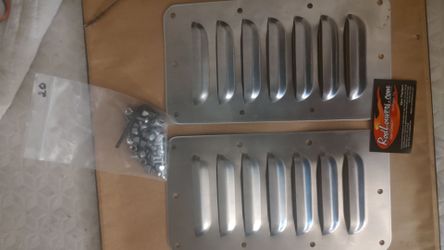 Jeep hood louvers aluminum accessories vent